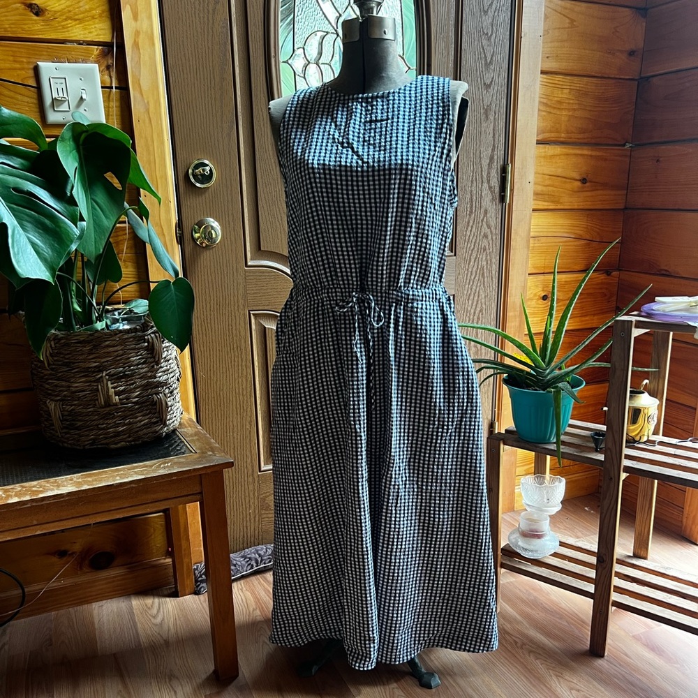Loft gingham dress